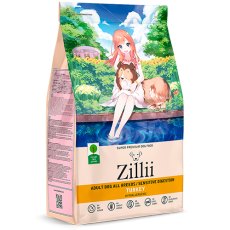 Zillii Adult Sensitive Digestion / Сухой корм Зилли для взрослых собак с Чувствительным пищеварением Индейка