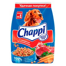 Chappi / Сухой корм Чаппи для собак Сытный мясной обед Говядина