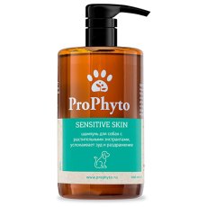 ProPhyto Sensentive Skin / Шампунь ПроФито для собак с растительными экстрактами (успокаивает зуд и раздражение)