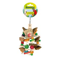 Bambini Pets / Игрушка Бамбини Петс для крупных попугаев "Кокосовый переполох"