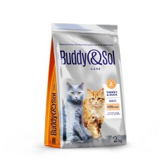 Buddy Sol Care Adult Turkey & Duck / Сухой корм Бадди Сол Кэа для взрослых кошек Индейка утка