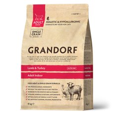 Grandorf Holistic & Hypoallergenic Indoor Lamb & Turkey / Сухой корм Грандорф Низкозерновой для домашних кошек Ягненок Индейка