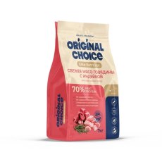 Original Choice Elite Nutrition Adult Mini / Сухой корм Ориджинал Чойс для собак мелких пород свежее мясо Говядины с Индейкой