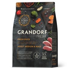 Grandorf Fresh Adult Med & Maxi Duck & Sweet Potato / Сухой Беззерновой корм Грандорф для взрослых собак Средних и Крупных пород Утка батат