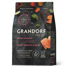 Grandorf Fresh Adult Med & Maxi Salmon & Sweet Potato / Сухой Беззерновой корм Грандорф для взрослых собак Средних и Крупных пород Лосось батат