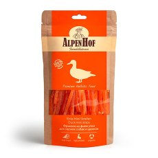 AlpenHof Duck Mini Strips / Лакомство Альпенхоф для Щенков и Мелких собак Фрикасе из филе Утки