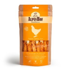 AlpenHof Chicken chewing mini sticks / Лакомство Альпенхоф для Щенков и Мелких собак Жевательные косточки с Курицей