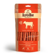 AlpenHof Beef sticks / Лакомство Альпенхоф для Щенков и Мелких собак Колбаски Баварские из Телятины