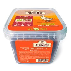AlpenHof Soft Duck Jerky / Лакомство Альпенхоф для собак Грудка Утиная нежная