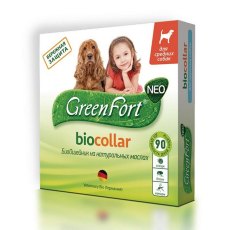 Green Fort Neo Biocollar / БиоОшейник Грин Форт Нео от Эктопаразитов для Средних собак