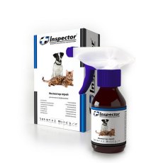 Inspector / Cпрей Инспектор против Внешних и Внутренних паразитов для кошек и собак