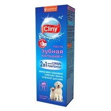 Cliny / Зубная паста Клини Кальций+ для собак и кошек