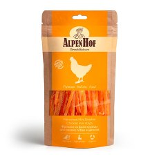 AlpenHof Chicken Mini Strips / Лакомство Альпенхоф для Щенков и Мелких собак Фрикасе из филе Курицы