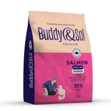 Buddy Sol Premium Adult Hair & Skin Chicken Salmon / Сухой корм Бадди Сол Премиум для кошек для здоровья Кожи и Шерсти Курица лосось