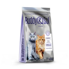 Buddy Sol Care Adult Sensitive Turkey / Сухой корм Бадди Сол Кэа для кошек с Чувствительным пищеварением Индейка
