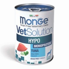 Monge VetSolution Hypo Monoprotein Tuna / Ветеринарная диета Монж Гипо монопротеин для собак для Снижения реакции пищевой непереносимости с Тунцом (цена за упаковку)
