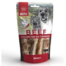 Blitz Beef / Сублимированное лакомство Блиц для собак Говяжий Хвост