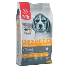 Blitz Puppy Classic All Breeds Chicken & Rice / Сухой корм Блиц для Щенков всех пород Курица рис