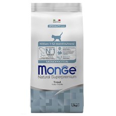 Monge Kitten Monoprotein / Сухой корм Монж Монопротеиновый для Котят Форель