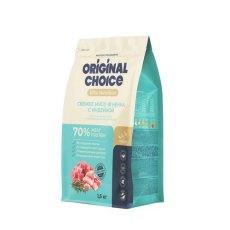 Original Choice Elite Nutrition Sensitive Digestion / Сухой корм Ориджинал Чойс для собак мелких пород с Чувствительным пищеварением свежее мясо Ягненка с Индейкой