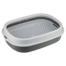 Homecat Frost Touch / Туалет Хоумкэт для кошек с низким бортом и сеткой смоки