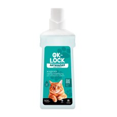 Ok-Lock / Наполнитель Ок-Лок жидкий для кошачьего туалета аромат Свежести