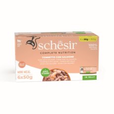 Schesir / Влажный корм Консервы Шезир для кошек Тунец лосось (цена за упаковку)