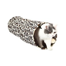 Homecat / Игровой туннель Хоумкэт для кошек шуршащий Леопард