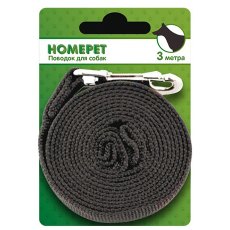 Homepet / Поводок Хоумпет для собак Брезентовый с карабином