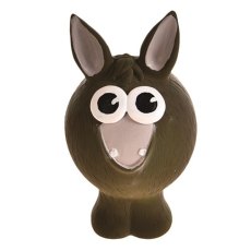 Homepet Bubble / Игрушка Хоумпет для собак Ослик с пищалкой латекс