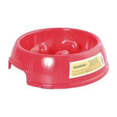 Homepet / Миска Хоумпет для животных для медленного поедания 0,7 л 22см х 22см х 6см