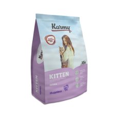 Karmy Kitten / Сухой корм Карми для Котят, беременных и кормящих кошек Индейка
