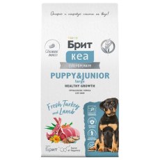 Брит Кеа Puppy & Junior Large Healthy Growth Turkey Lamb / Сухой корм для Щенков Крупных пород Индейка Ягненок
