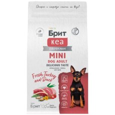 Брит Кеа Mini Adult Delicious Taste / Сухой корм для взрослых Привередливых собак Мелких пород Индейка утка