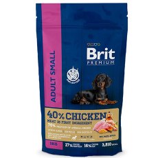 Brit Premium Adult Small / Сухой корм Брит Премиум для взрослых собак Мелких пород Курица