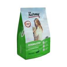 Karmy Sterilized / Сухой корм Карми для Стерилизованных кошек Лосось