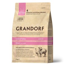 Grandorf Kitten Lamb & Rice / Сухой корм Грандорф Низкозерновой для Котят Ягненок Индейка