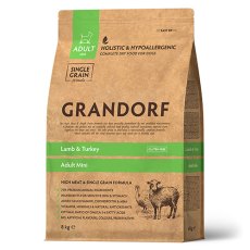 Grandorf Holistic & Hypoallergenic Mini Lamb & Turkey / Сухой корм Грандорф Низкозерновой для взрослых собак Мелких пород Ягненок Индейка