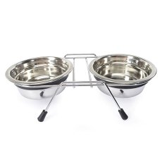 Camon / Комплект Камон для животных 2 Миски + Подставка