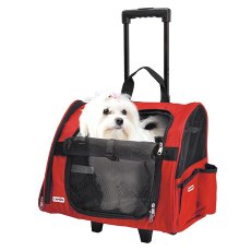 Camon Trasportino Trolley / Сумка-переноска Камон для животных Красная