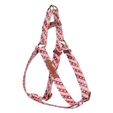 Camon Twill Dot Pink / Шлейка Камон для собак Регулируемая Розовая