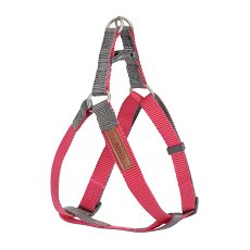 Camon / Шлейка Камон для собак Регулируемая двухцветная Розовый/Серый