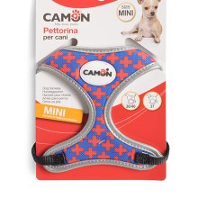 Camon Pettorina Mini / Шлейка Камон для собак Мелких пород Регулируемая с поводком 37 х 36~40 см