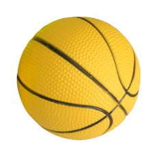 Camon / Игрушка Камон для собак Мяч баскетбольный резиновый Желтый