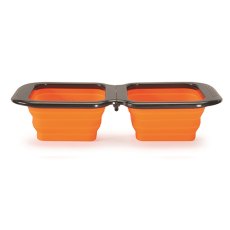 Camon / Миска Камон Складная дорожная квадратная размер Оранжевый