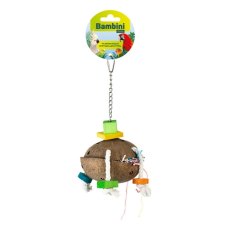 Bambini Pets / Игрушка Бамбини Петс для крупных попугаев "Кокосик"