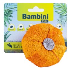 Bambini Pets / Игрушка Бамбини Петс для Грызунов Тыква из люфы