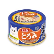 Inaba Ciao Toromi Milky / Консервы Инаба для кошек Магуро и куриное филе со вкусом морского гребешка в овсяном молоке (цена за упаковку)