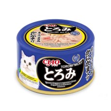 Inaba Ciao Toromi Milky / Консервы Инаба для кошек Магуро и куриное филе с сурими в овсяном молоке (цена за упаковку)