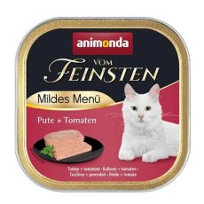 Animonda Vom Feinsten Mildes Menu Pute Tomaten / Консервы Анимонда для взрослых кошек с Индейкой и Томатами  (цена за упаковку)